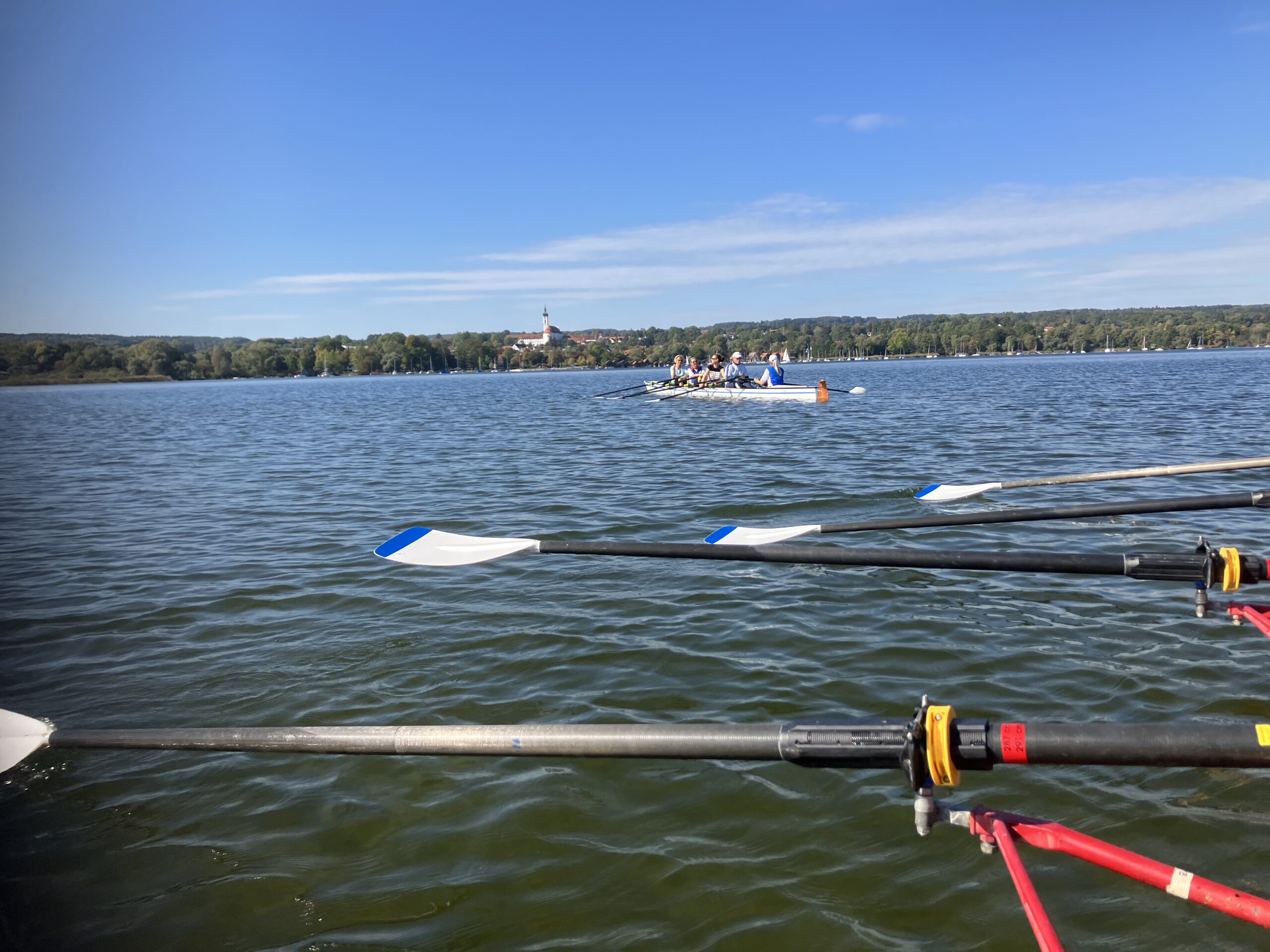 Wanderfahrt der Ruder-Anfänger:innen auf dem Ammersee am 07.10.2023